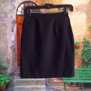 Nordstrom 100% Wool Skirt Classiques Pencil Black 🌟HOST PICK🌟